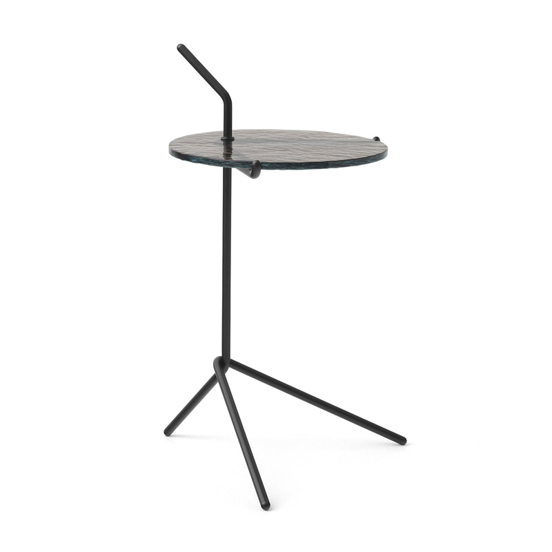 &Tradition - Halten Side Table SH9 | Rauchglas / schwarz