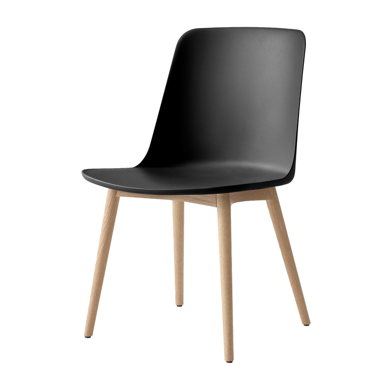 &Tradition - Rely Side Chair HW71 | schwarz / Eiche