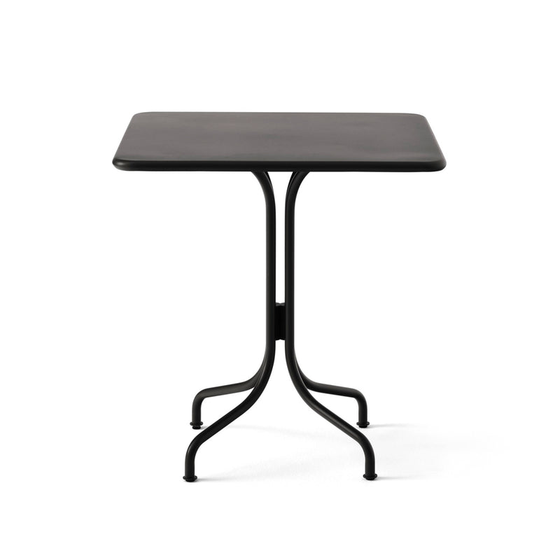 &Tradition - Thorvald Outdoor Bistrotisch | quadratisch / warm schwarz