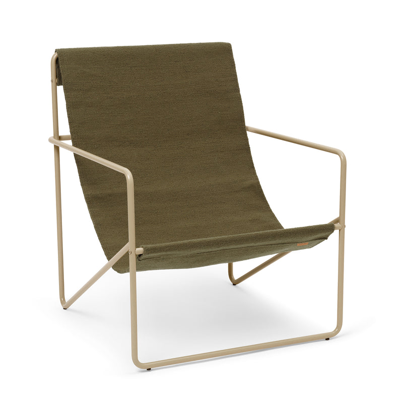 Ferm Living - Desert Lounge Chair | cashmere/olive