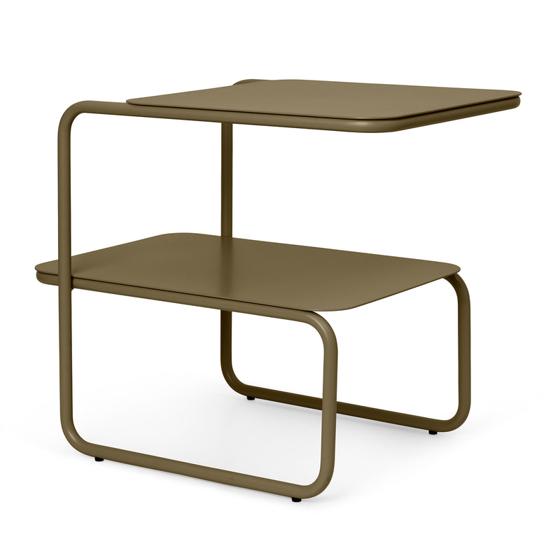 Ferm Living - Level Beistelltisch | olivgrün