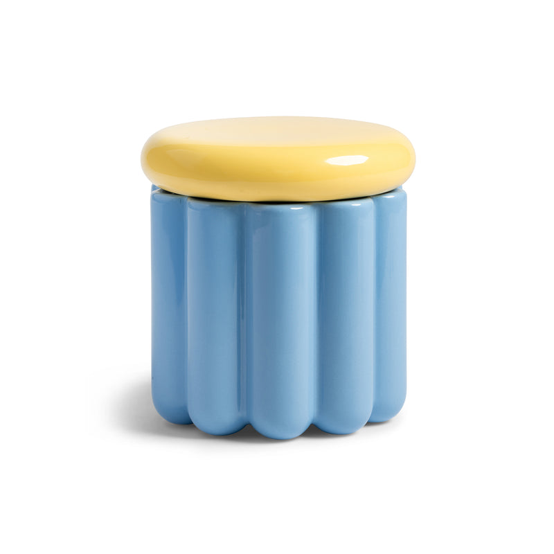 &klevering - Charlo Vorratsdose | blau/gelb
