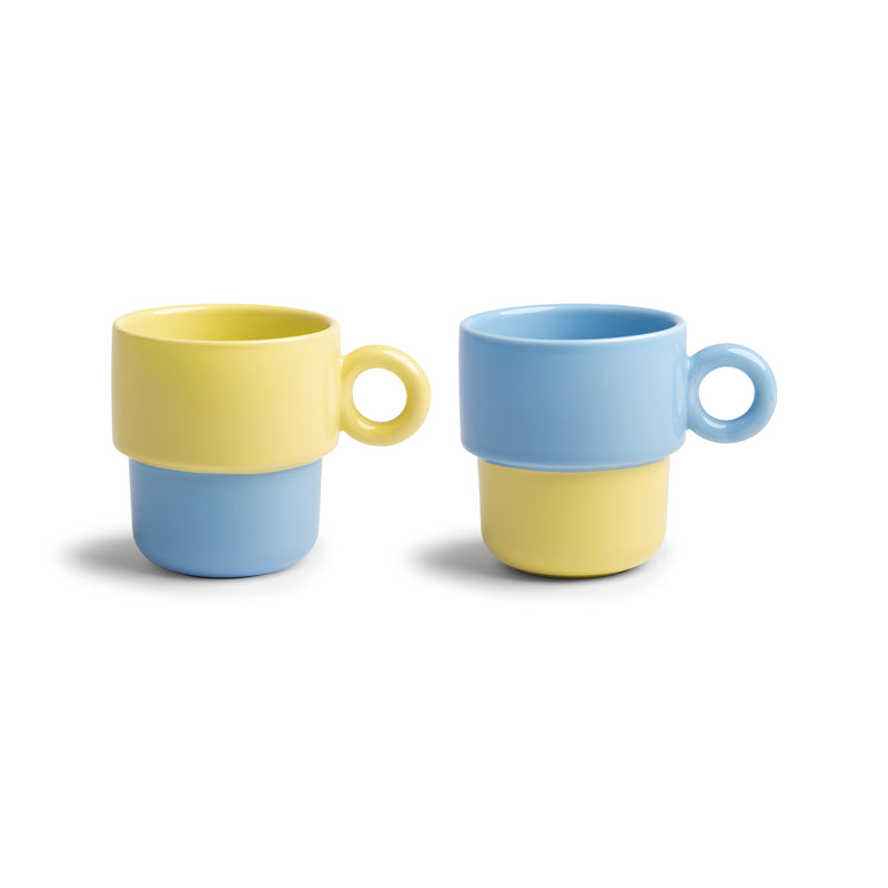 &klevering - Chiquito Tassen Large (2er-Set) | blau