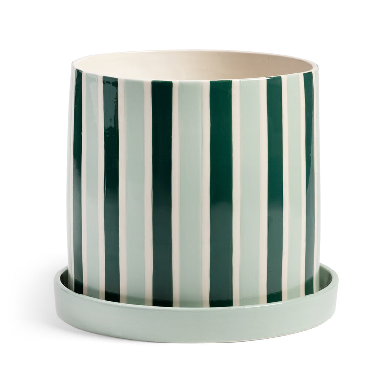 &klevering - Clash Blumentopf | green/white