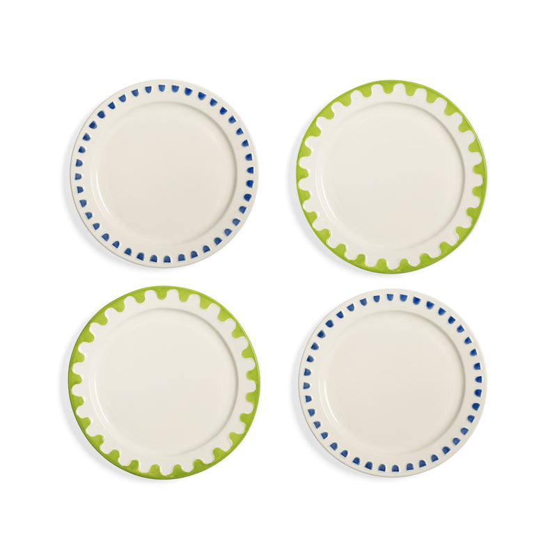 &klevering - Folk Teller (4er-set) | Ø 22,5 cm