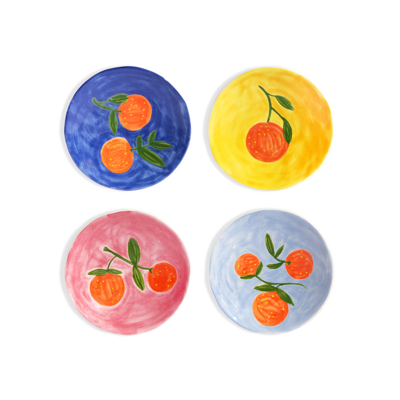 &klevering - Orange Teller | Ø 16 cm