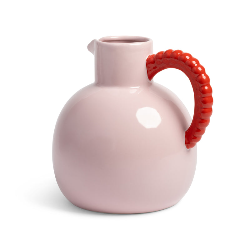 &klevering - Perle Karaffe | pink/red