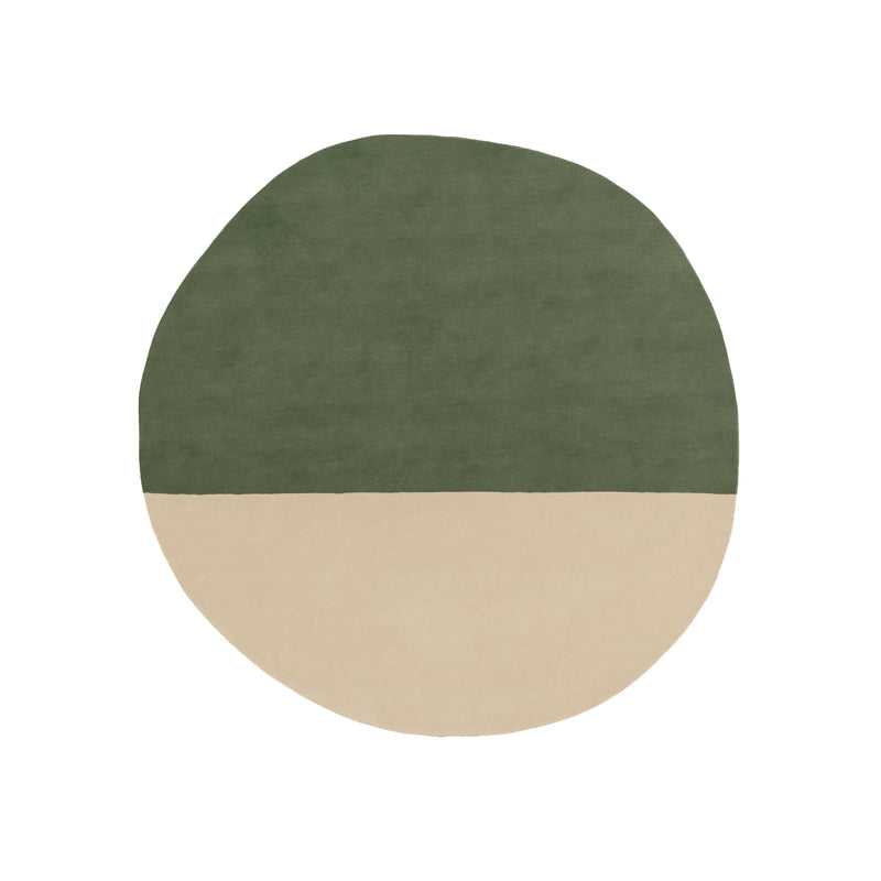 nanimarquina - Pearl Wollteppich | 150 x 148 cm / green