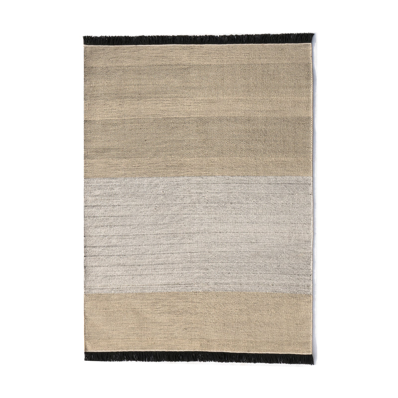 nanimarquina - Tres Outdoor-Teppich | 200 x 300 cm / natur/schwarz