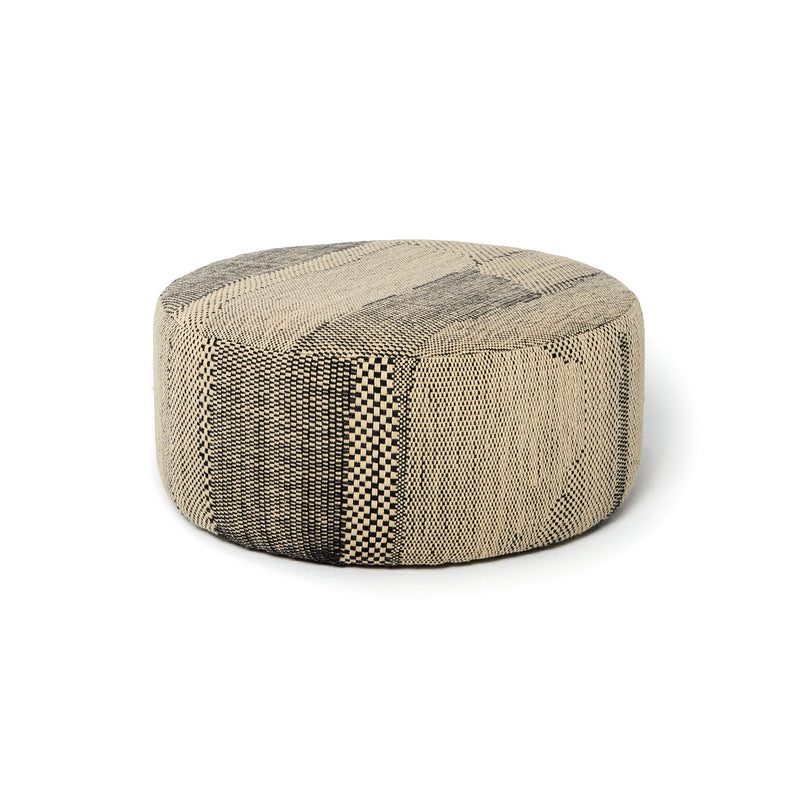 nanimarquina - Wabisabi Pouf | large / knochenweiß