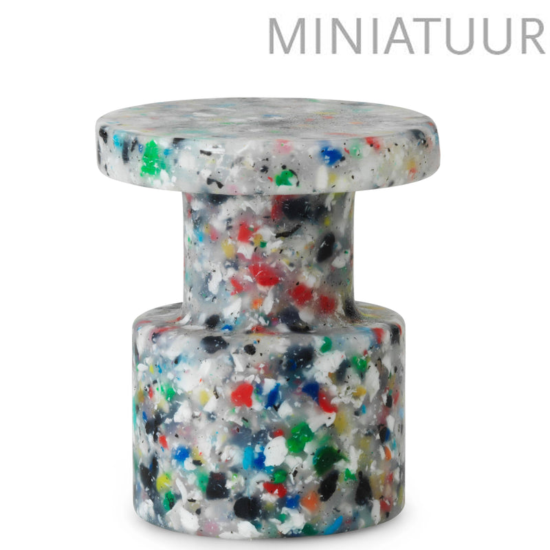 Normann Copenhagen - Bit Hocker Miniature | weiß / multi