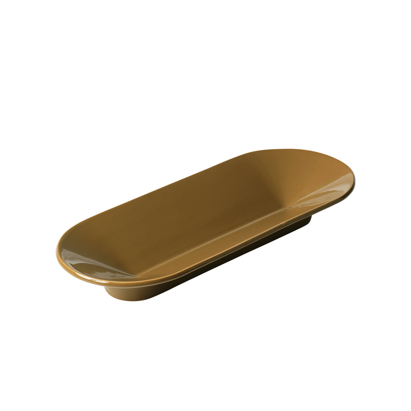 Muuto - Mere Schale | 51,5 x 21,5 cm / braun-grün