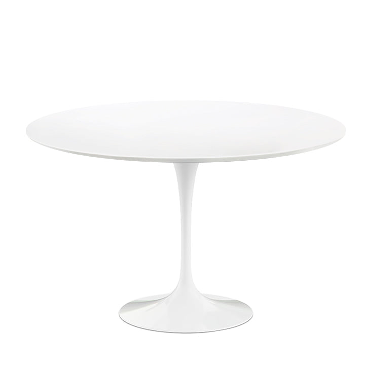 Knoll - Saarinen Tulip Bistrotisch | Laminat weiß / Ø 152 cm