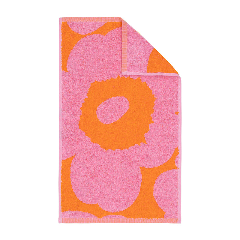Marimekko - Unikko Gästehandtuch | orange/pink