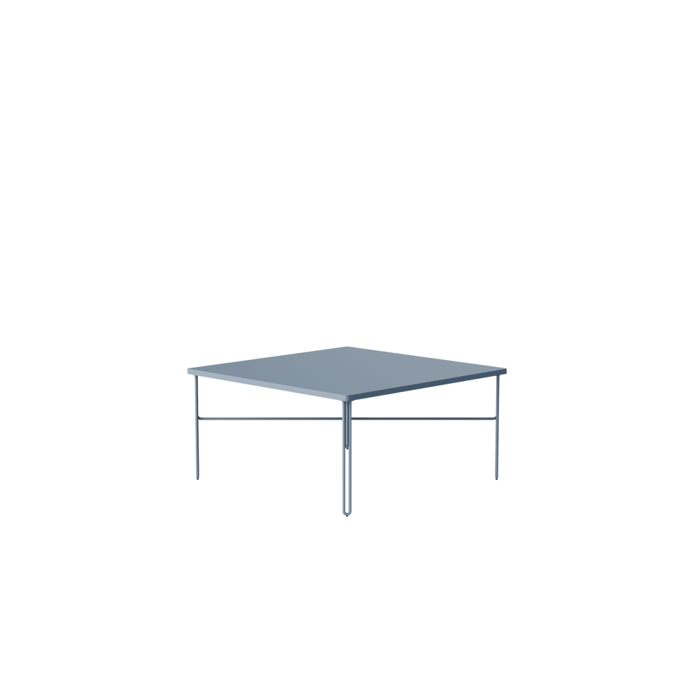 NINE - Inline Couchtisch | 80 x 80 cm / blau