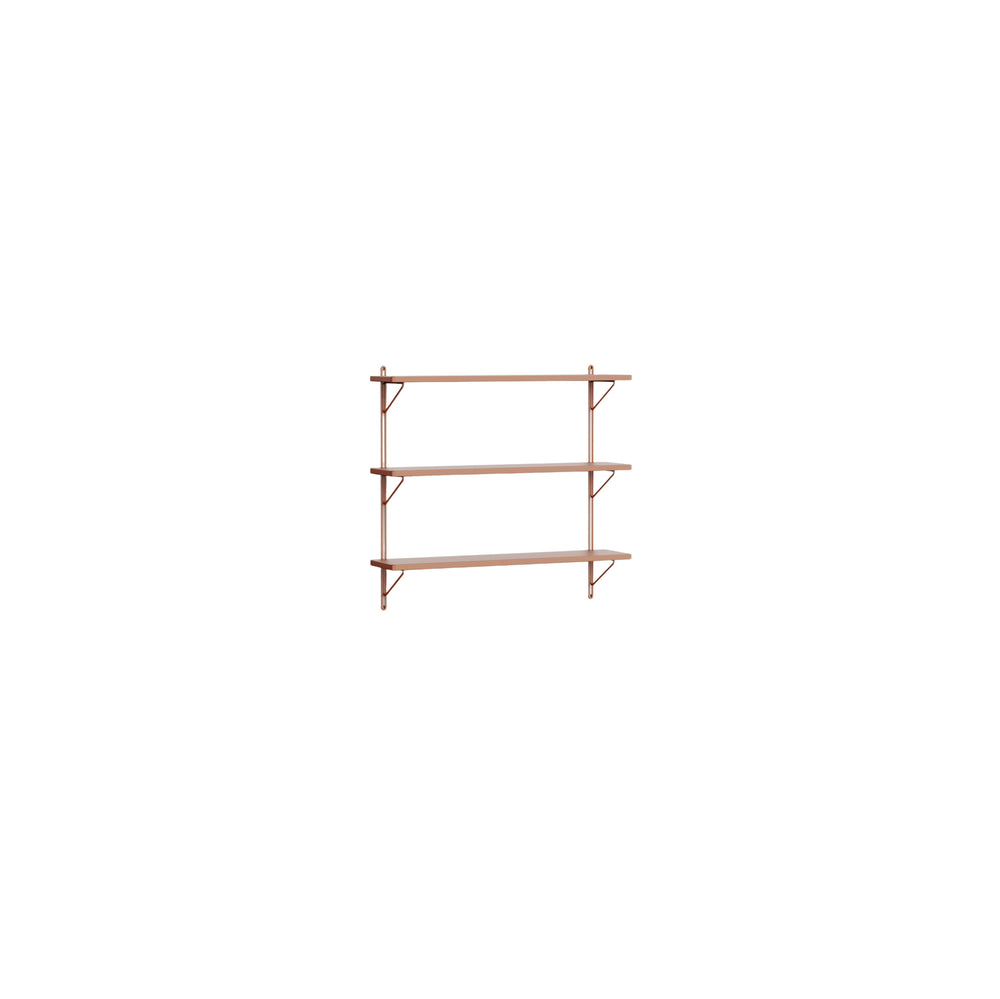 NINE - Inline Wandregal | 60 x 60 cm / rot