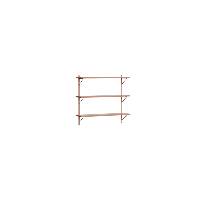 NINE - Inline Wandregal | 60 x 60 cm / rot