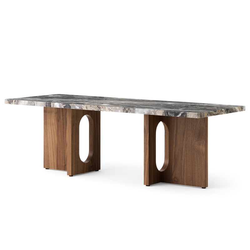 Audo - Androgyne Couchtisch | Grey Galaxy / Walnuss