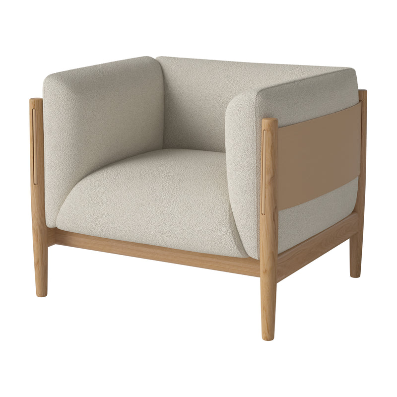Bolia - Dive Sessel | Paza sand / Naturvolleder