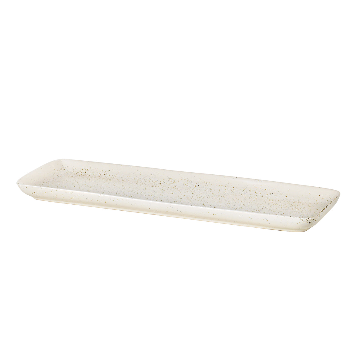Broste Copenhagen - Nordic Vanilla Servierplatte | rechteckig / 35 x 12,5 cm