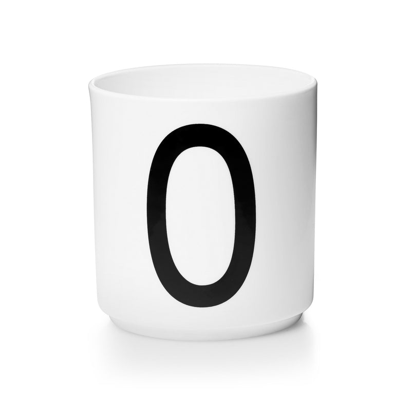 Design Letters - AJ Porzellan Becher | O / weiß