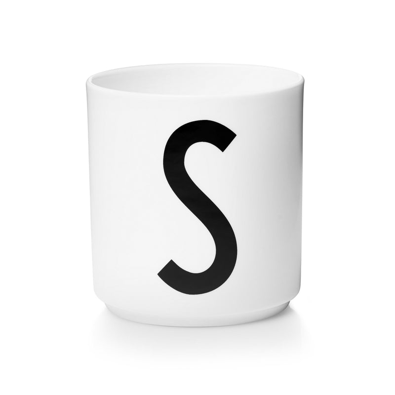 Design Letters - AJ Porzellan Becher | S / weiß
