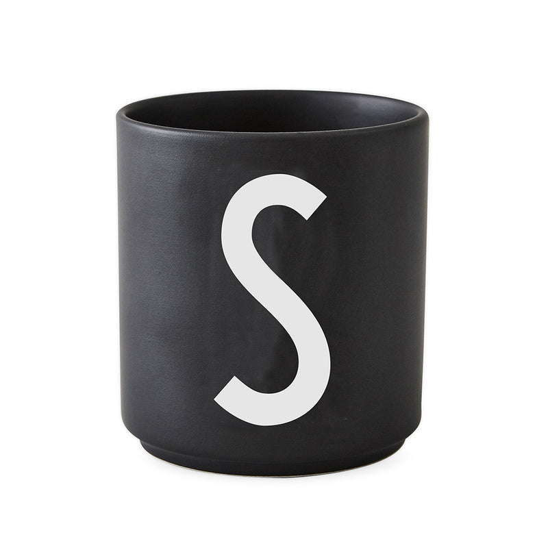 Design Letters - AJ Porzellan Becher | S / schwarz