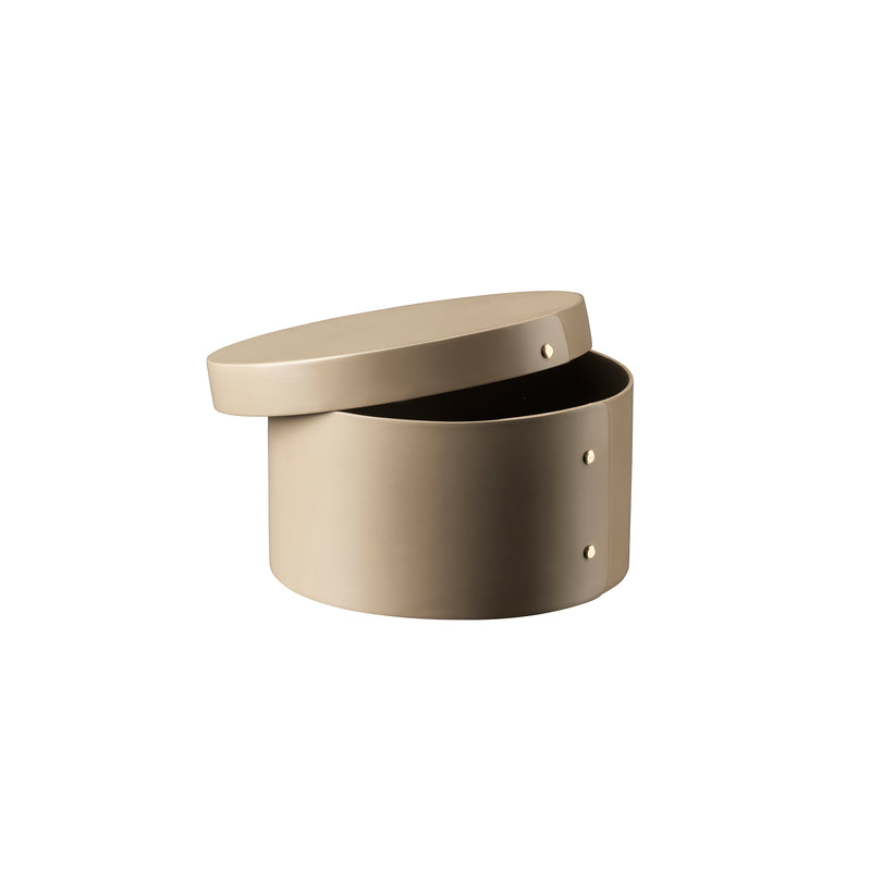 FDB Møbler - Drejø Aufbewahrungsbox | Ø 22 cm / graubeige