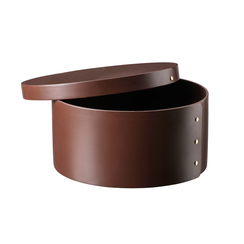 FDB Møbler - Drejø Aufbewahrungsbox | Ø 31 cm / chocolate