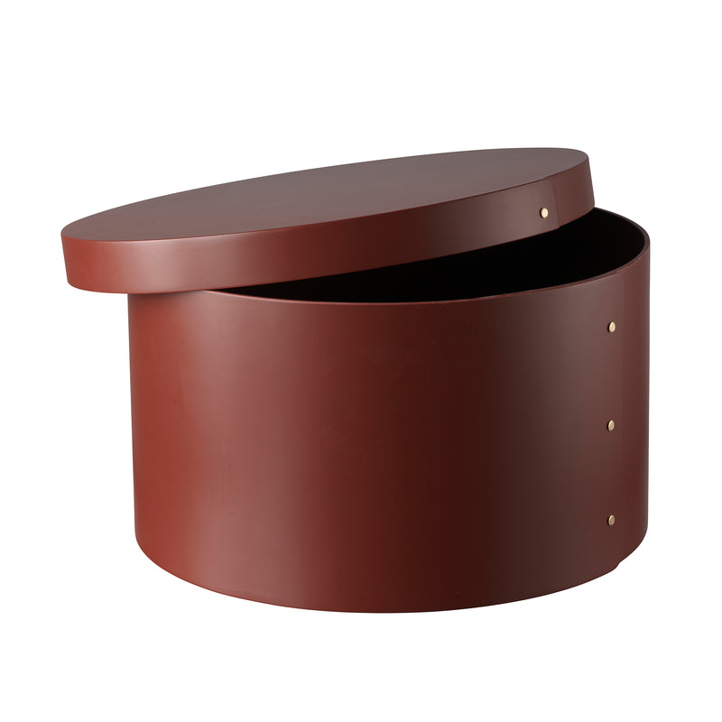FDB Møbler - Drejø Aufbewahrungsbox | Ø 42 cm / oxidrot
