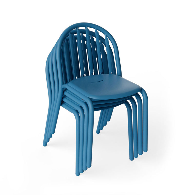 Fatboy - Fred's Outdoor Stuhl | 4er-set / wave blue