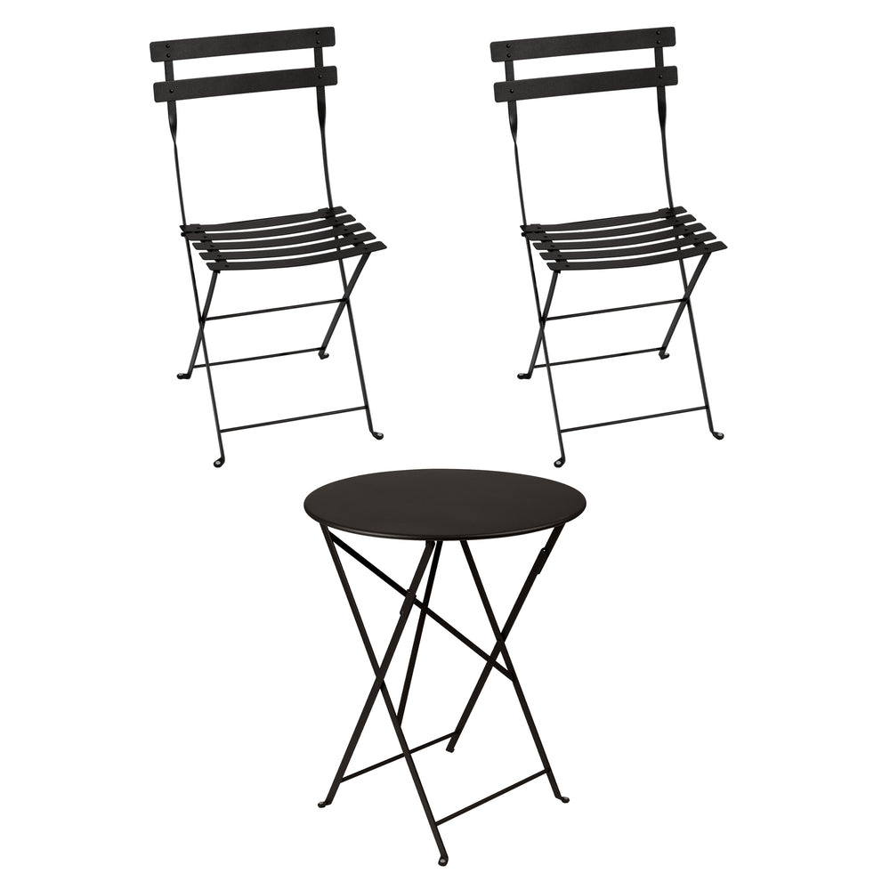 Fermob - Bistro Klapptisch + 2 Klappstühle | lakritze