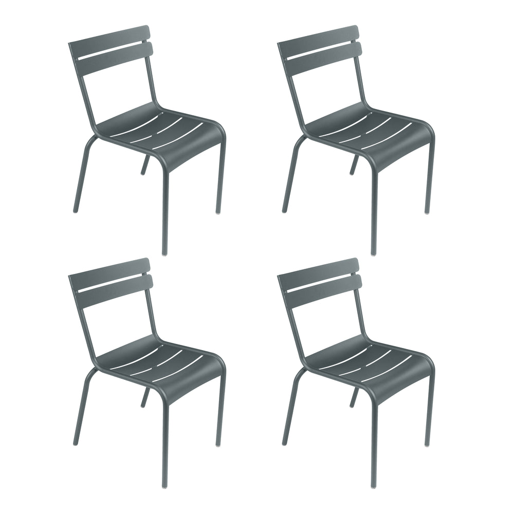 Fermob - Luxembourg Gartenstuhl Set | gewittergrau