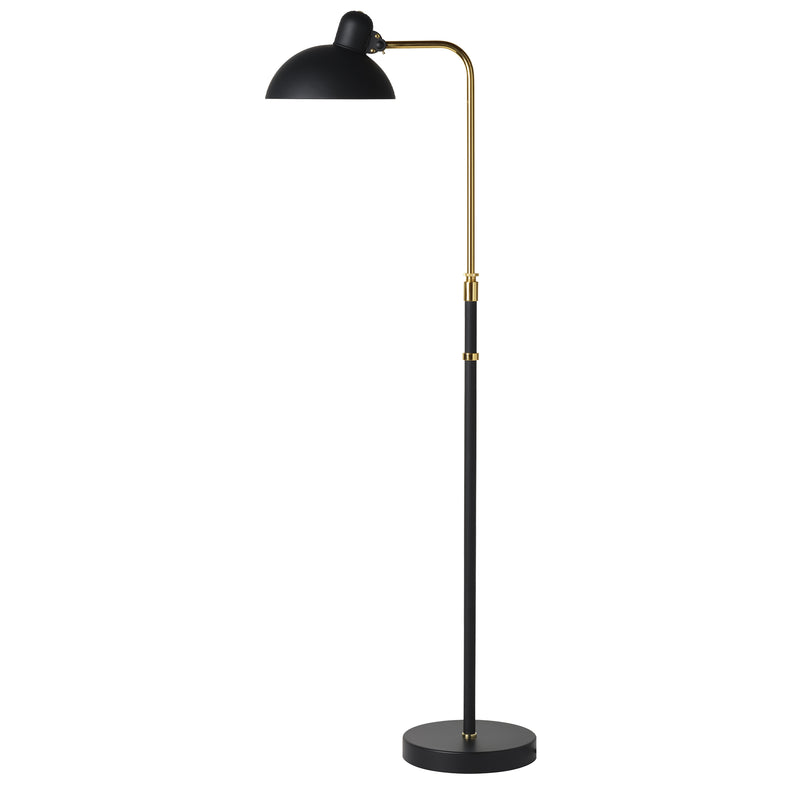 Fritz Hansen - KAISER idell 6580-F Luxus Stehleuchte | mattschwarz/messing