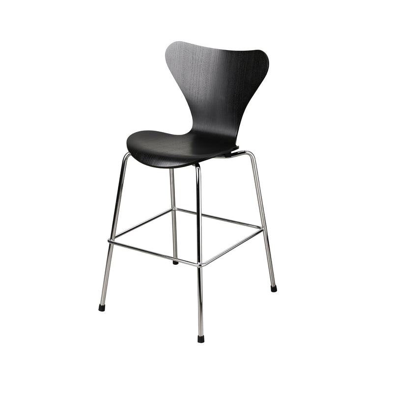 Fritz Hansen - Serie 7 Junior Stuhl | schwarz