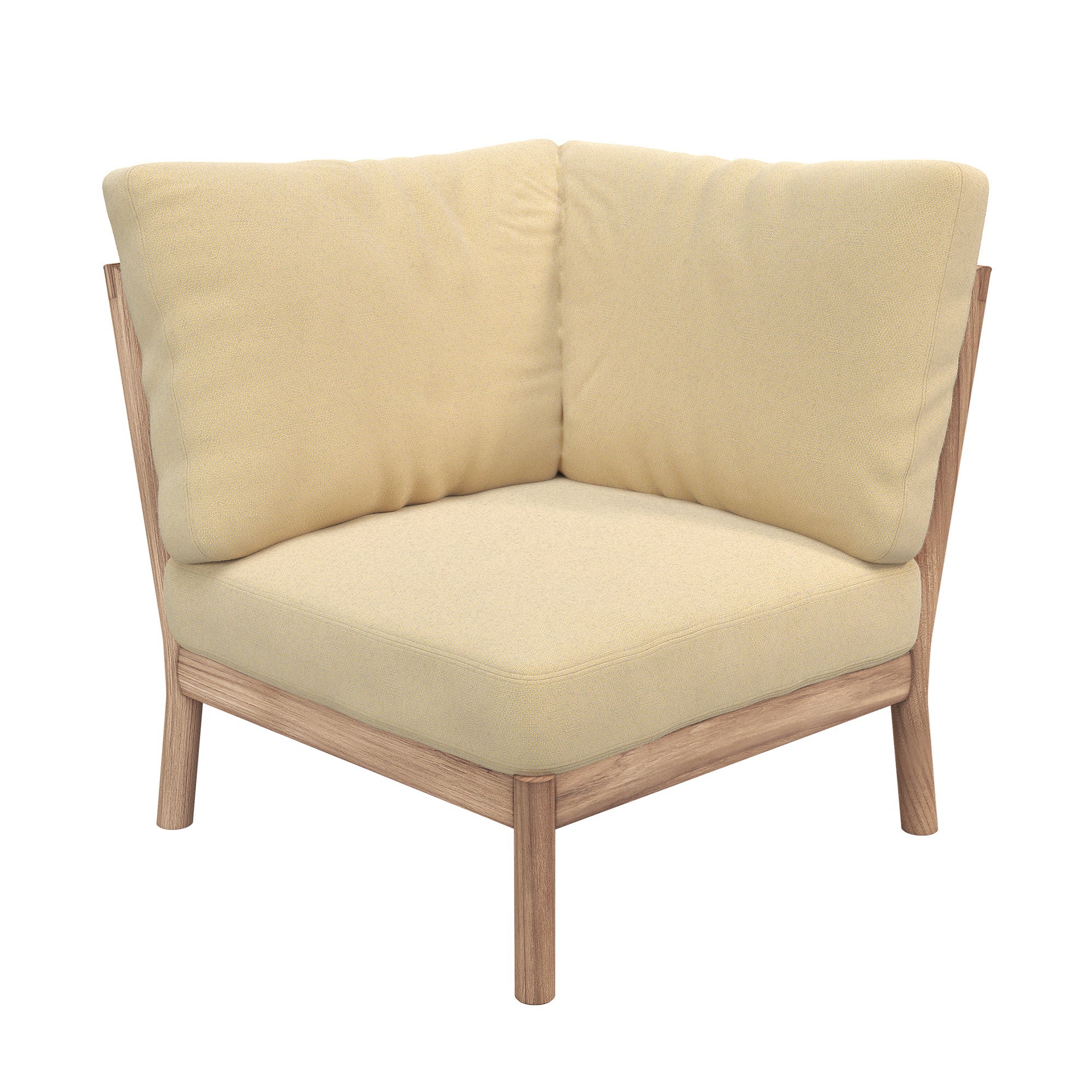 Fritz Hansen - Skagerak Tradition Outdoor Sofa | Eckmodul / honiggelb