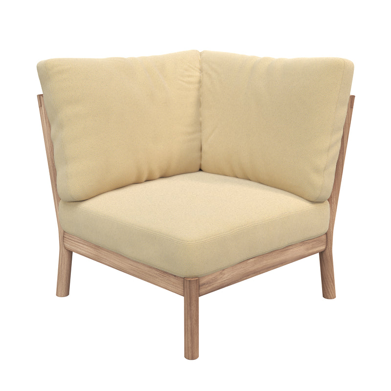 Fritz Hansen - Skagerak Tradition Outdoor Sofa | Eckmodul / honiggelb
