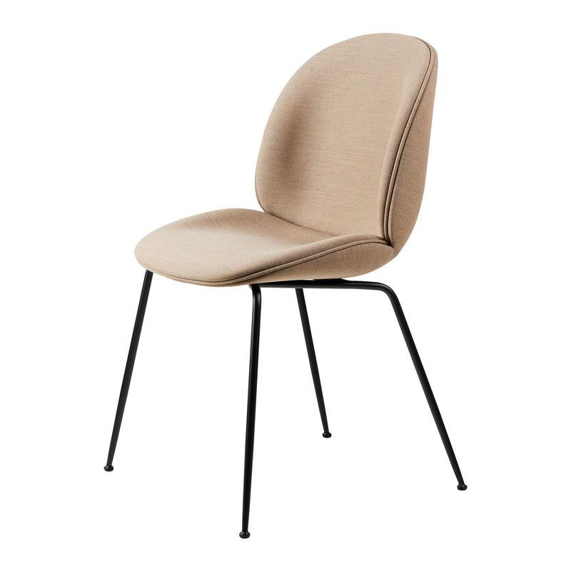 Gubi - Beetle Dining Chair (gepolstert) | Kvadrat Remix 3 (233) / Vollpolsterung / Conic Base