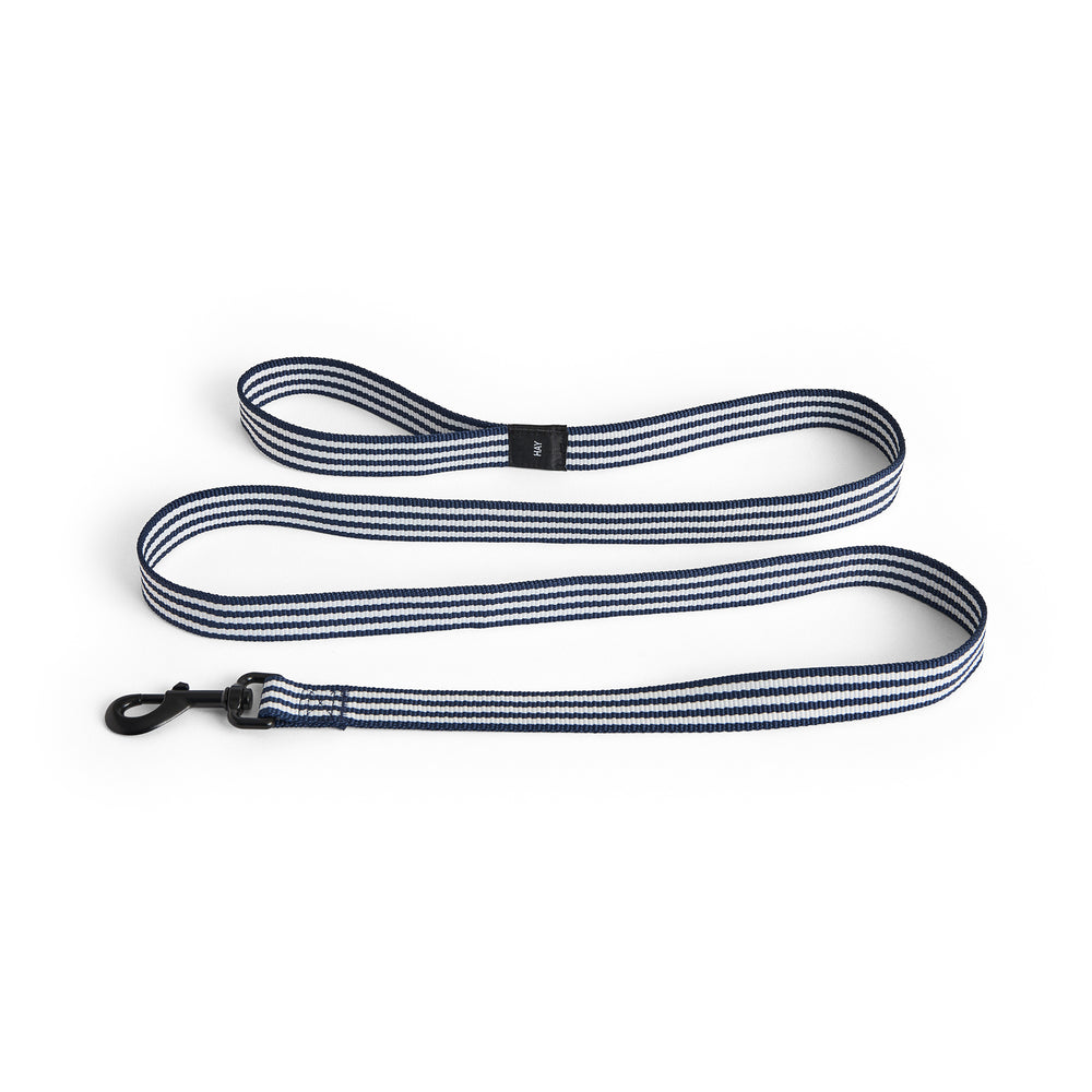 HAY - Dogs Hundeleine | M/L / blau/weiße Streifen