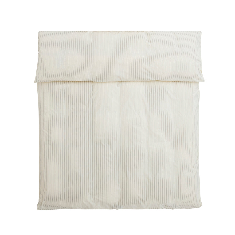 HAY - Fineline Bettdeckenbezug | 200 x 140 cm / ivory, 140 x 200 cm / elfenbein, 155 x 220 cm / elfenbein, 200 x 200 cm / elfenbein, 201 x 210 cm / elfenbein