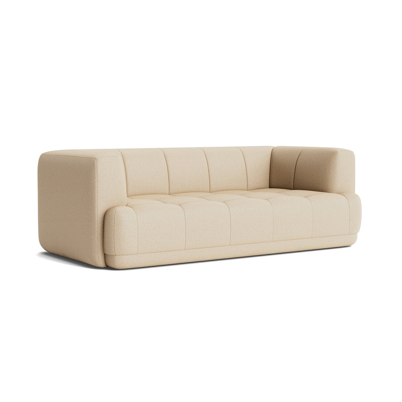 HAY - Quilton 2-Sitzer Sofa | Kvadrat Hallingdal 65 beige (220)