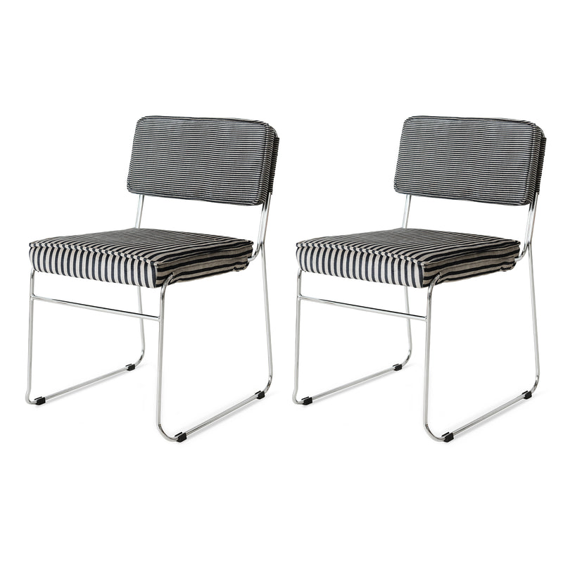 HKliving - Endless Esszimmerstuhl | stripe / monochrome
