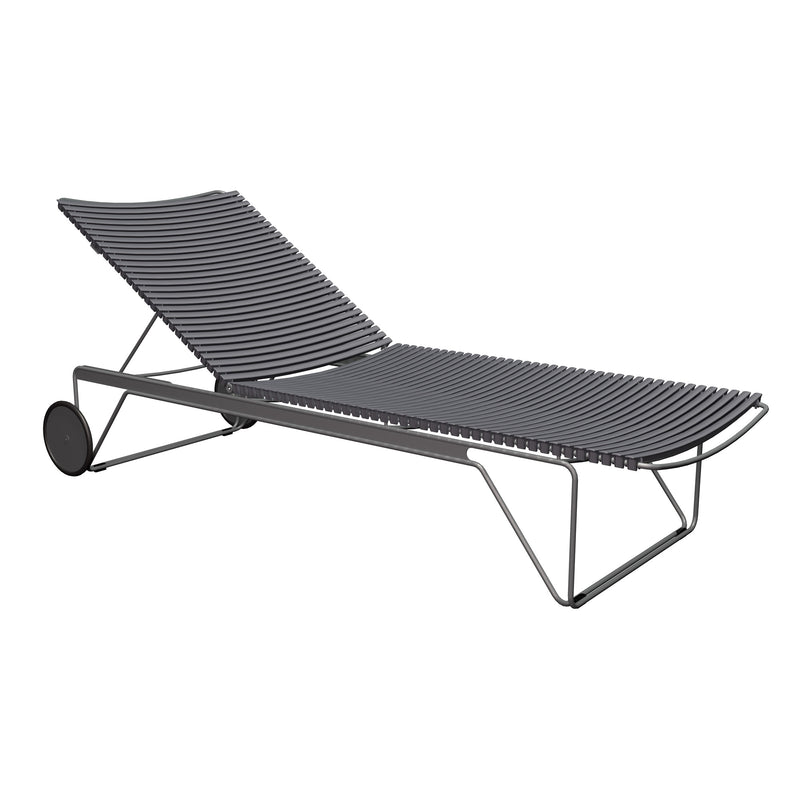 HOUE - CLICK Chaise Longue verstellbar | dunkelgrau
