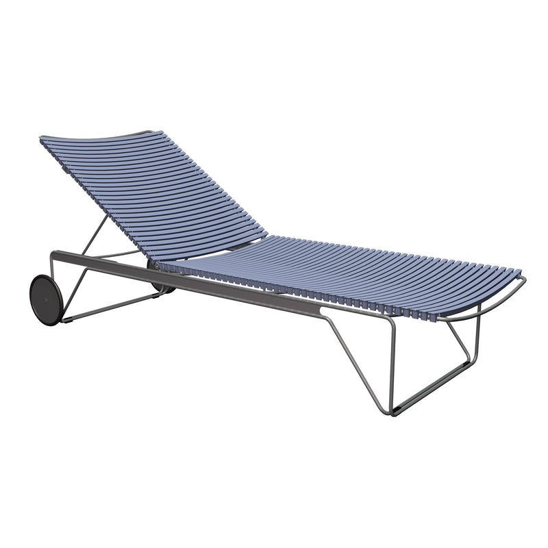 HOUE - CLICK Chaise Longue verstellbar | taubenblau