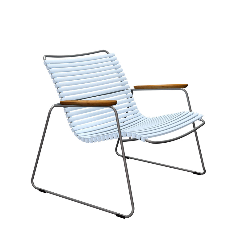 HOUE - CLICK Roomy Outdoor Lounge Chair | dusty light blue