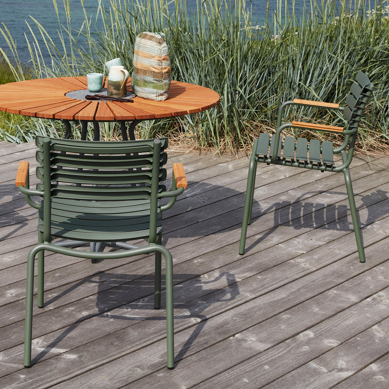 HOUE - ReCLIPS Outdoor Dining Armlehnstuhl