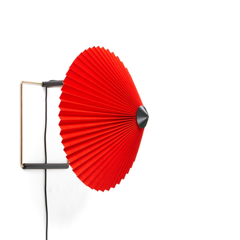 HAY - Matin Wandleuchte LED | Ø 30 cm / bright red