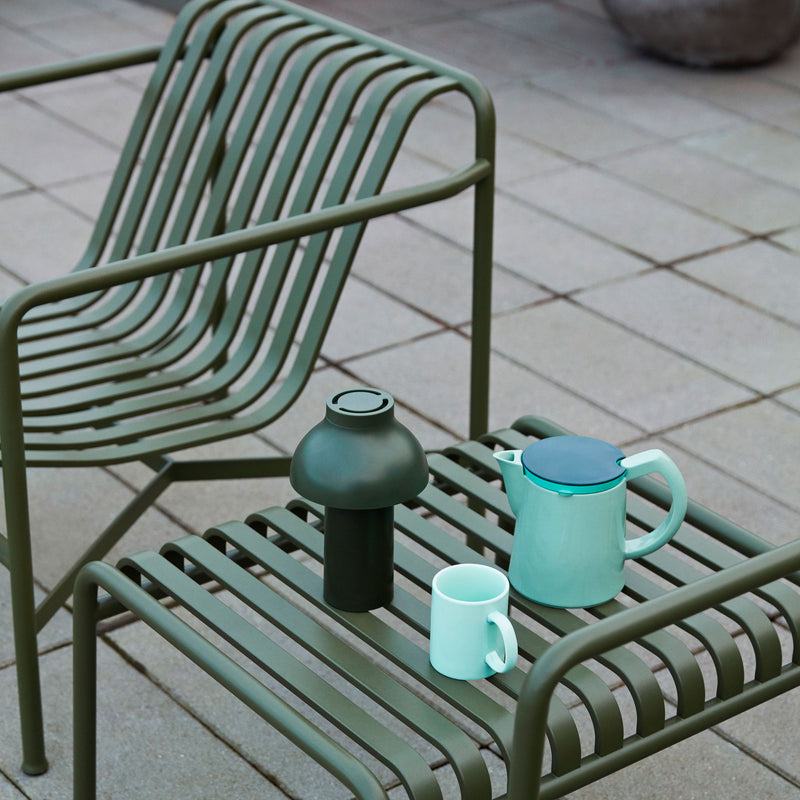 HAY - Palissade Lounge Chair Low + Ottoman