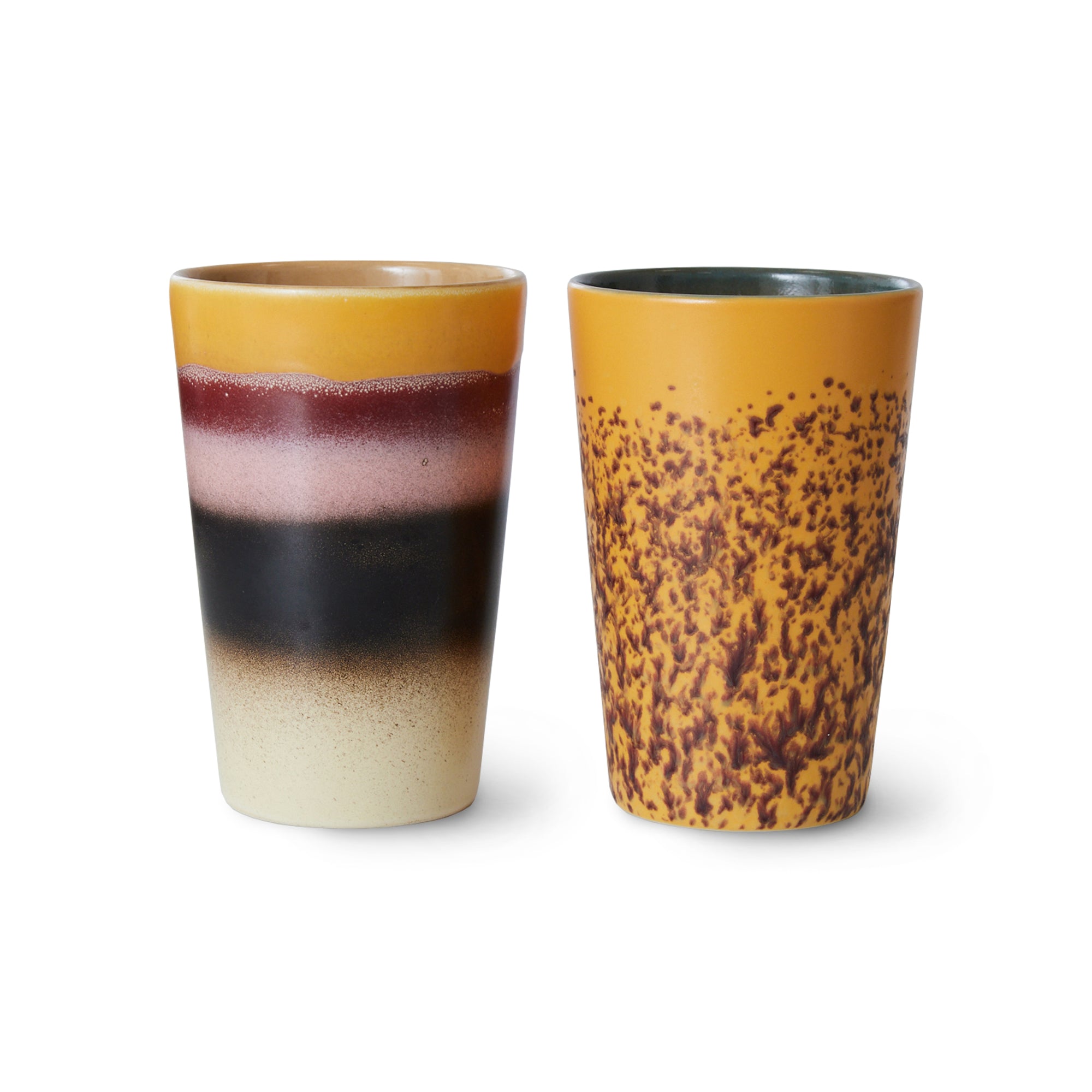HKliving - 70's Teebecher | 2er-Set / beach