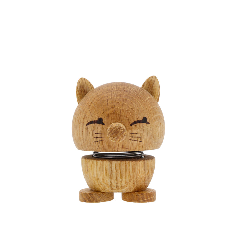 Hoptimist - Dog &amp; Cat Dekofigur | Cat / eiche